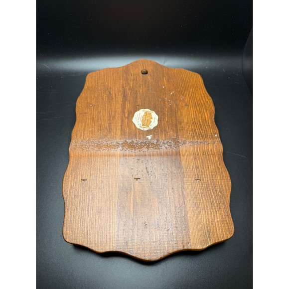 Woodcraftery Wall Mount Spoon Display Rack Holder 2 Tier Rustic Wood 10.5x7 - Picture 4 of 5